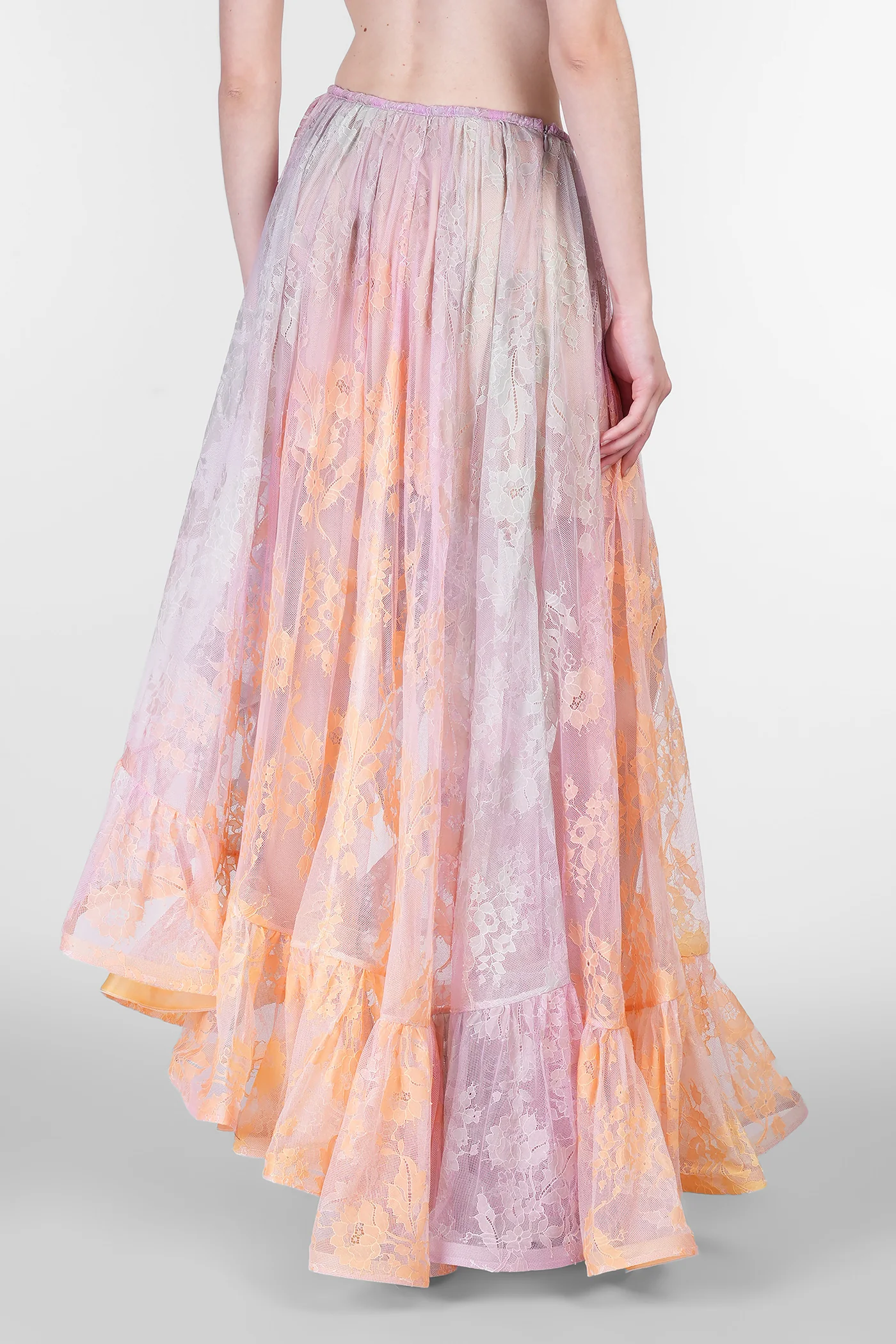 Skirt in multicolor polyamide - Image 3